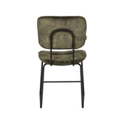 Eetkamerstoel Dez Hunter Velours 49x60x87 cm-Eetkamerstoelen-LABEL51