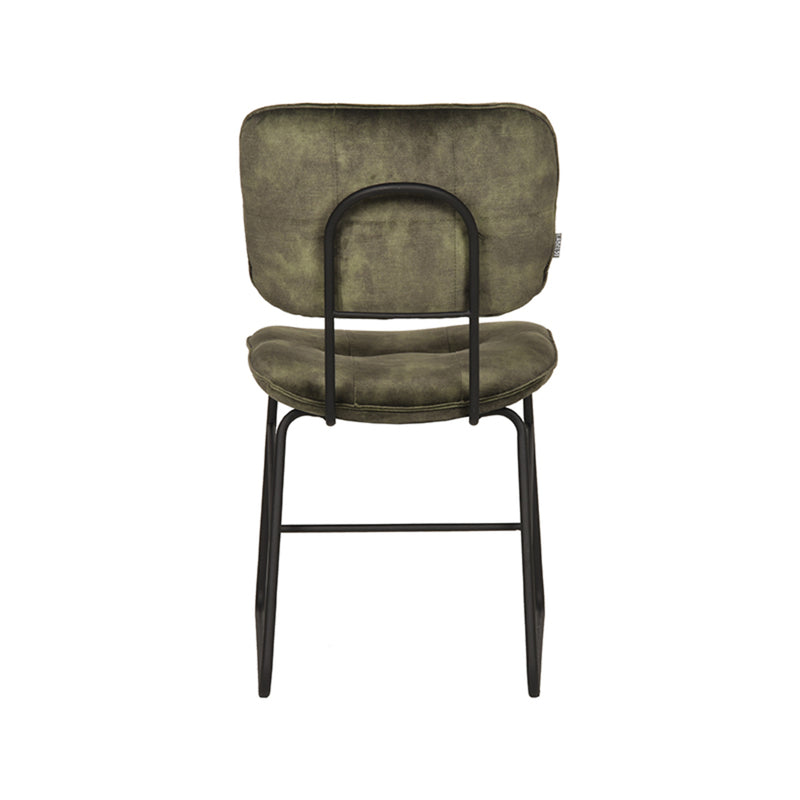 Eetkamerstoel Dez Hunter Velours 49x60x87 cm-Eetkamerstoelen-LABEL51
