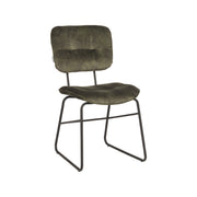 Eetkamerstoel Dez Hunter Velours 49x60x87 cm-Eetkamerstoelen-LABEL51