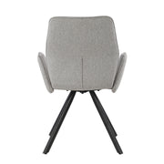 Eetkamerstoel Diana Taupe Draaibaar 57 cm-Eetkamerstoelen-Livingfurn