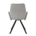 Eetkamerstoel Diana Taupe Draaibaar 57 cm-Eetkamerstoelen-Livingfurn