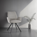 Eetkamerstoel Diana Taupe Draaibaar 57 cm-Eetkamerstoelen-Livingfurn