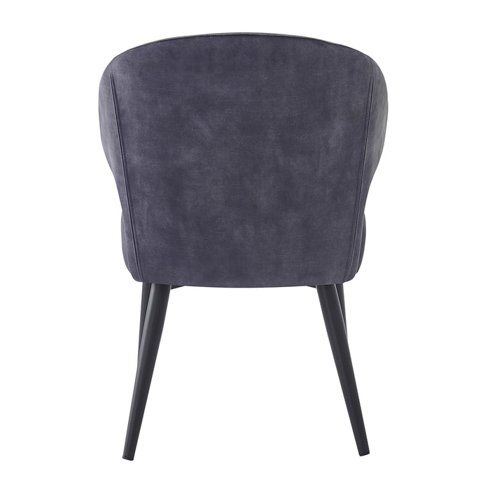 Eetkamerstoel Donna Antraciet 57 cm-Eetkamerstoelen-Livingfurn