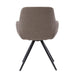 Eetkamerstoel Doreen Bouclé Bruin Draaibaar 61 cm-Eetkamerstoelen-Livingfurn