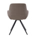 Eetkamerstoel Doreen Bouclé Bruin Draaibaar 61 cm-Livingfurn