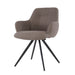 Eetkamerstoel Doreen Bouclé Bruin Draaibaar 61 cm-Livingfurn