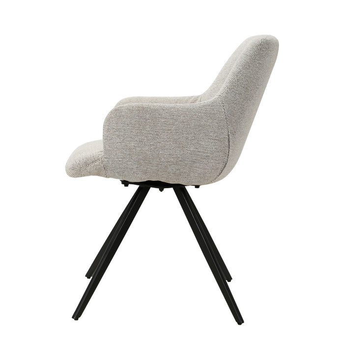 Eetkamerstoel Doreen Sneak Naturel Draaibaar 65 cm 65x61x83 cm-Eetkamerstoelen-Livingfurn