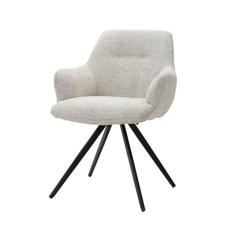 Eetkamerstoel Doreen Sneak Naturel Draaibaar 65 cm 65x61x83 cm-Eetkamerstoelen-Livingfurn