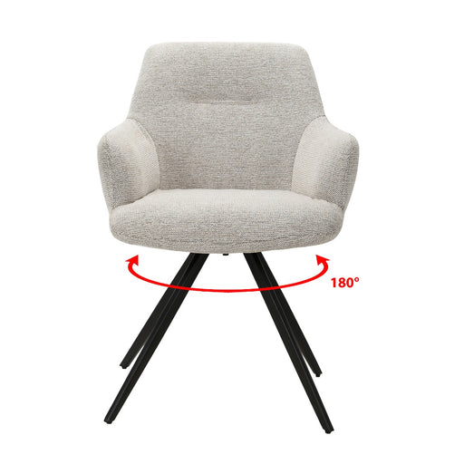 Eetkamerstoel Doreen Sneak Naturel Draaibaar 65 cm-Eetkamerstoelen-Livingfurn