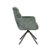 Eetkamerstoel Dubai Chenille Hunter 62x66x93 cm-Eetkamerstoelen-LABEL51