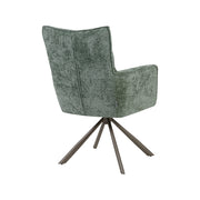 Eetkamerstoel Dubai Chenille Hunter 62x66x93 cm-Eetkamerstoelen-LABEL51
