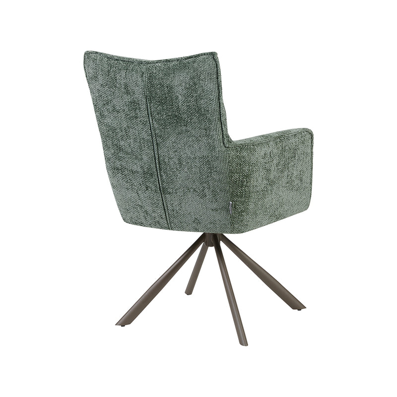 Eetkamerstoel Dubai Chenille Hunter 62x66x93 cm-Eetkamerstoelen-LABEL51