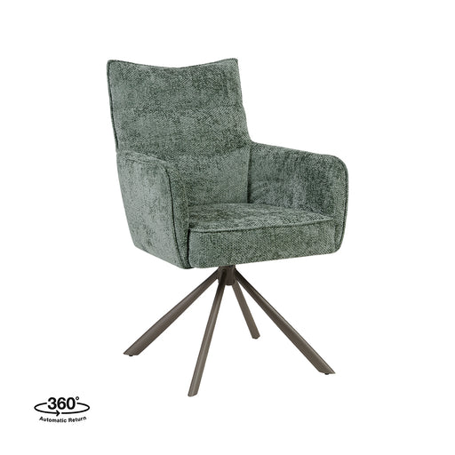 Eetkamerstoel Dubai Chenille Hunter 62x66x93 cm-Eetkamerstoelen-LABEL51