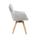 Eetkamerstoel Eetkamerstoe Jona Taupe 59x64.5x91 cm-Eetkamerstoelen-Starfurn