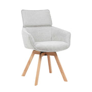 Eetkamerstoel Eetkamerstoe Jona Taupe 59x64.5x91 cm-Eetkamerstoelen-Starfurn