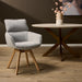Eetkamerstoel Eetkamerstoe Jona Taupe 59x64.5x91 cm-Eetkamerstoelen-Starfurn