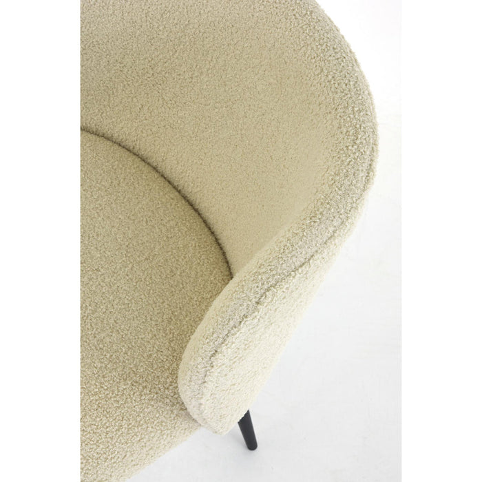 Eetkamerstoel Elyna - Beige - 56x55x79cm-Eetkamerstoelen-Light & Living