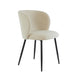 Eetkamerstoel Elyna - Beige - 56x55x79cm-Eetkamerstoelen-Light & Living