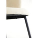 Eetkamerstoel Elyna - Beige - 56x55x79cm-Eetkamerstoelen-Light & Living