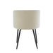 Eetkamerstoel Elyna - Beige - 56x55x79cm-Eetkamerstoelen-Light & Living