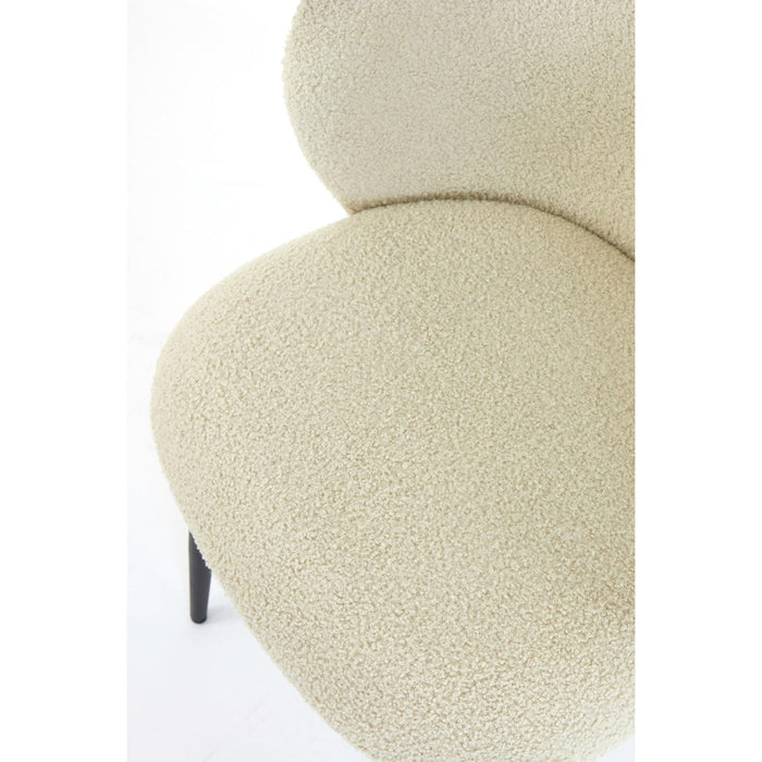 Eetkamerstoel Elyna - Beige - 56x55x79cm-Eetkamerstoelen-Light & Living