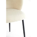 Eetkamerstoel Elyna - Beige - 56x55x79cm-Eetkamerstoelen-Light & Living