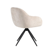 Eetkamerstoel Esma Naturel Elite Draaibaar 60x62x80 cm-Eetkamerstoelen-LABEL51