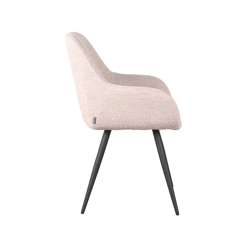 Eetkamerstoel Fender Naturel Boucle 59x57x87 cm-Eetkamerstoelen-LABEL51