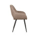 Eetkamerstoel Fer 58x57x87 cm Suede Taupe-Eetkamerstoelen-LABEL51