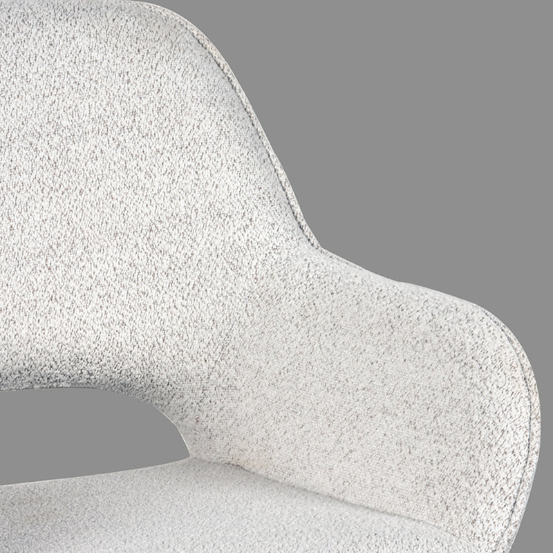 Eetkamerstoel Fer Champagne Boucle 58x57x87 cm-Eetkamerstoelen-LABEL51