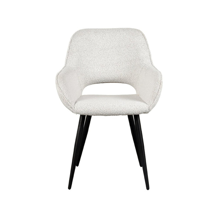 Eetkamerstoel Fer - Cream - Boucle-Eetkamerstoelen-LABEL51