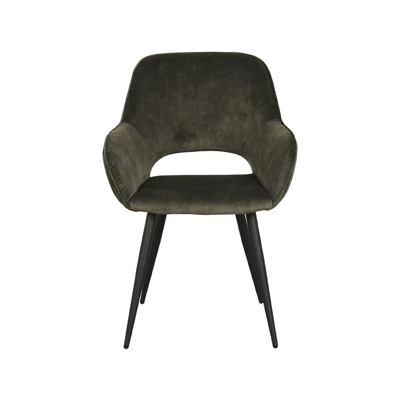 Eetkamerstoel Fer Hunter Velours 58x57x87 cm-Eetkamerstoelen-LABEL51