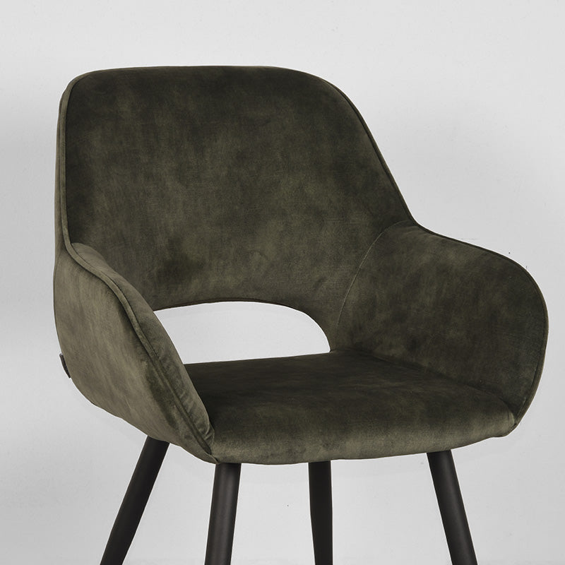 Eetkamerstoel Fer Hunter Velours 58x57x87 cm-Eetkamerstoelen-LABEL51