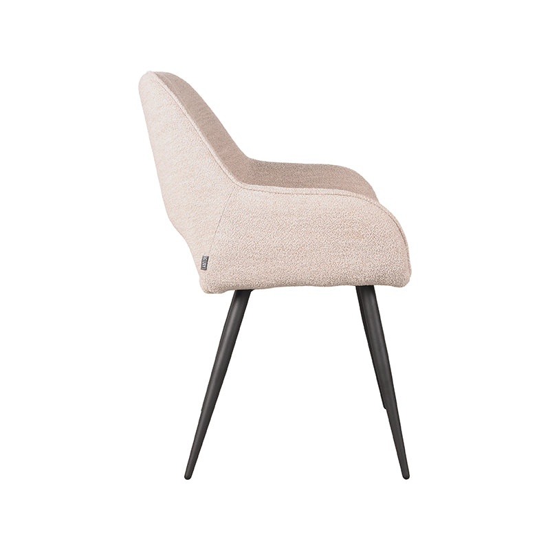 Eetkamerstoel Fer Naturel Boucle 58x57x87 cm-Eetkamerstoelen-LABEL51
