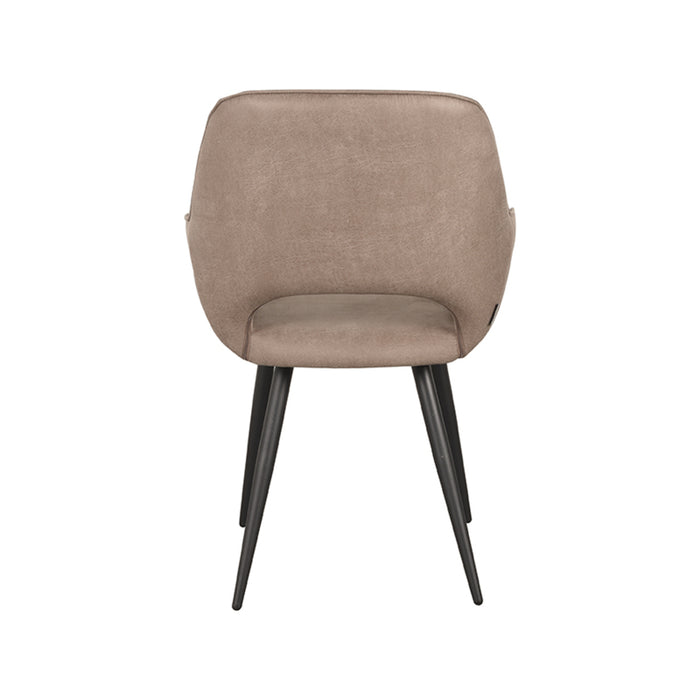 Eetkamerstoel Fer - Taupe - Micro Suede-Eetkamerstoelen-LABEL51