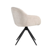 Eetkamerstoel Fiby Naturel Elite Draaibaar 60x62x80 cm-Eetkamerstoelen-LABEL51