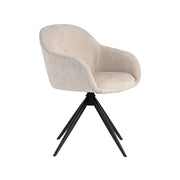 Eetkamerstoel Fiby Naturel Elite Draaibaar 60x62x80 cm-Eetkamerstoelen-LABEL51