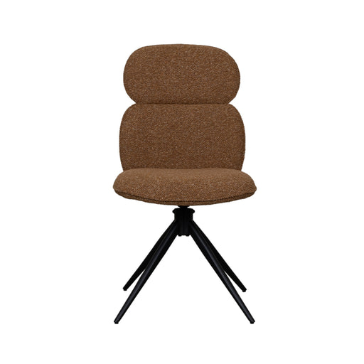 Eetkamerstoel Finn - Coral - Royal Boucle - Draaibaar-Eetkamerstoelen-LABEL51