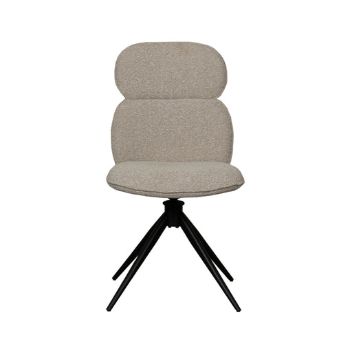 Eetkamerstoel Finn - Naturel - Royal Boucle - Draaibaar-Eetkamerstoelen-LABEL51