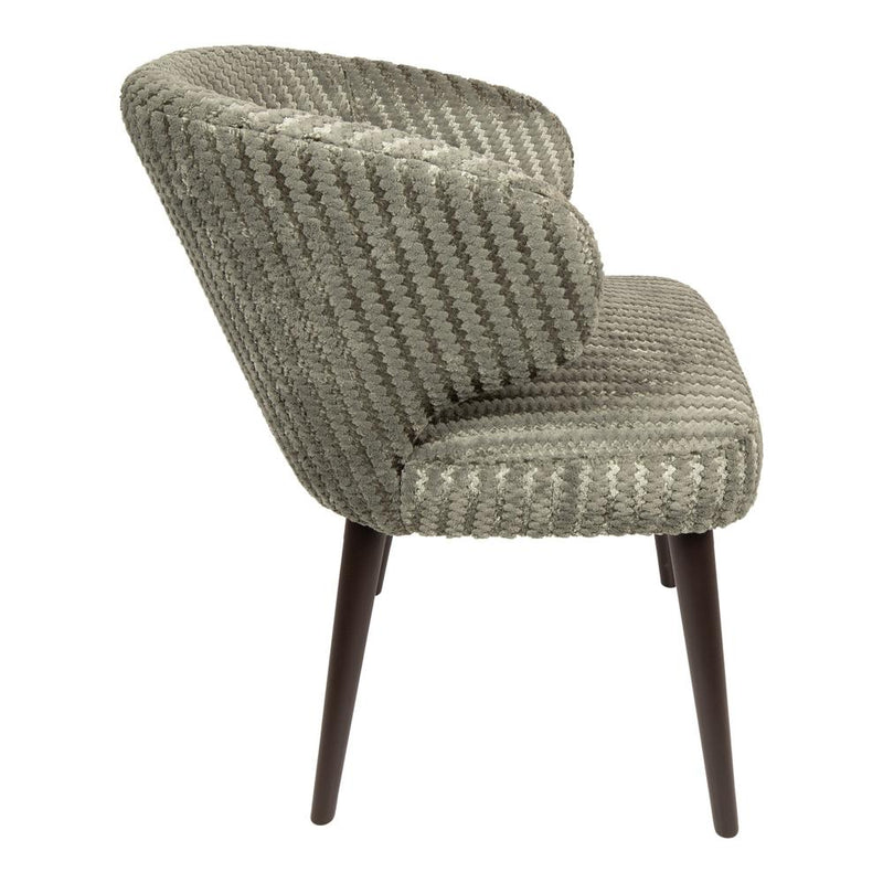 Eetkamerstoel Fiori Polyester Bruin-Eetkamerstoelen-PTMD