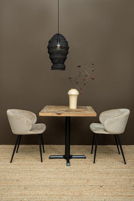 Esszimmerstühle Lampe Fiori Creme 6051 Esszimmerstuhl Schwarz Holz