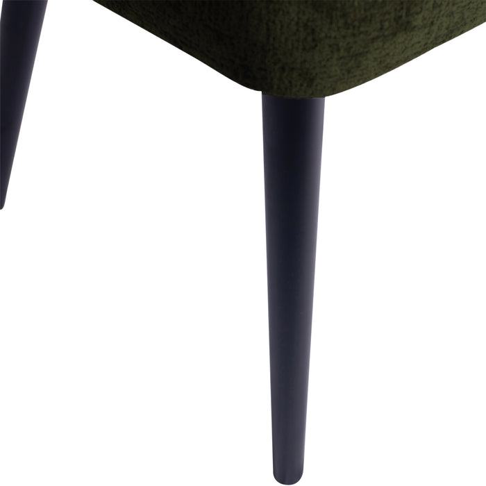 Dining Chairs Lamp Fiori Green 1205 Dining Chair Black Wood