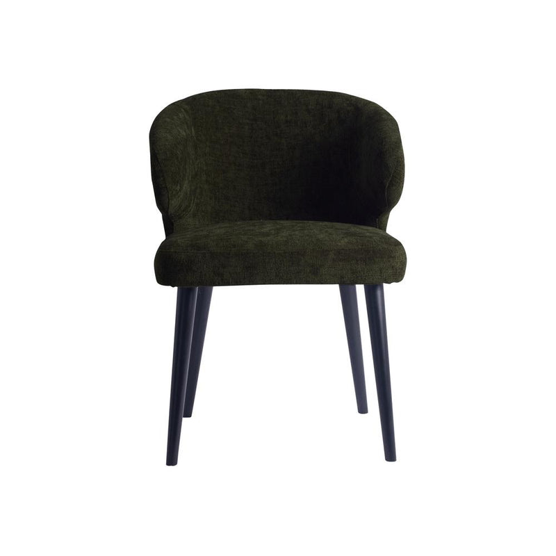 Eetkamerstoel Fiori Polyester Zwart 711552-Eetkamerstoelen-PTMD