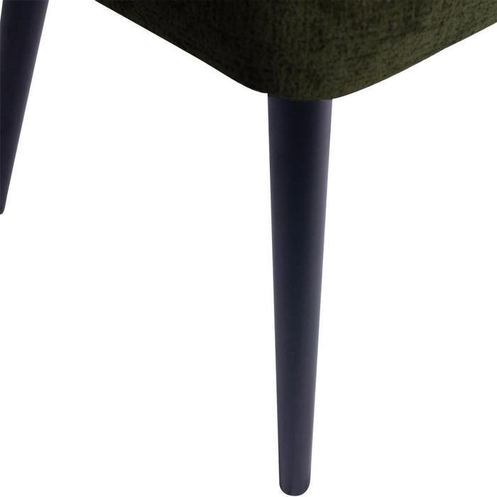 Eetkamerstoel Fiori Polyester Zwart 711552-Eetkamerstoelen-PTMD
