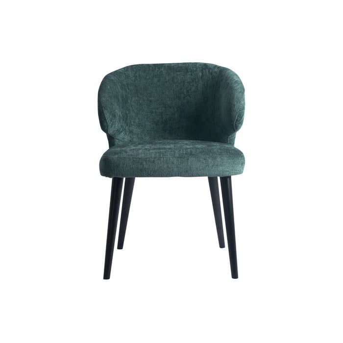 Eetkamerstoel Fiori Polyester Zwart 711554