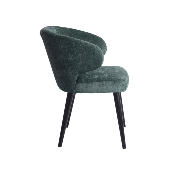 Eetkamerstoel Fiori Polyester Zwart 711554