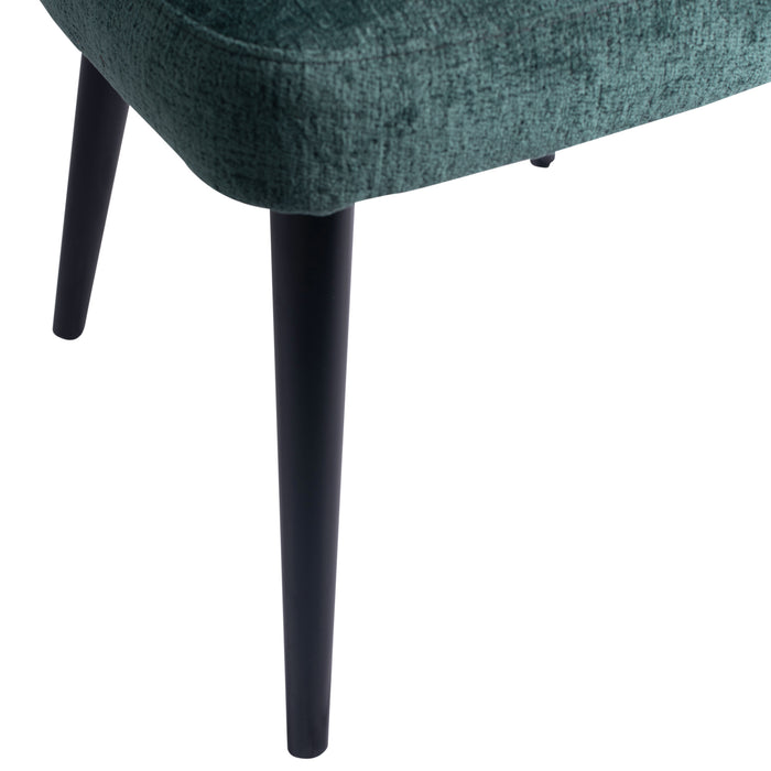 Eetkamerstoel Fiori Polyester Zwart 711554