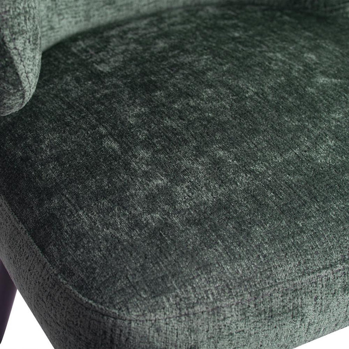 Eetkamerstoel Fiori Polyester Zwart 711554-Eetkamerstoelen-PTMD