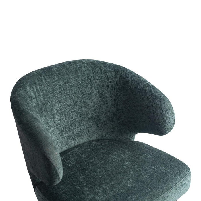 Eetkamerstoel Fiori Polyester Zwart 711554-PTMD