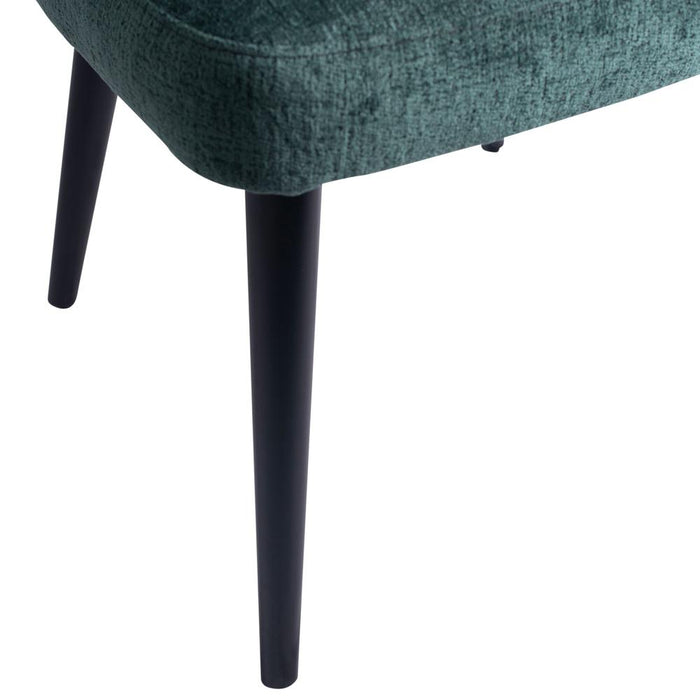 Eetkamerstoel Fiori Polyester Zwart 711554-PTMD